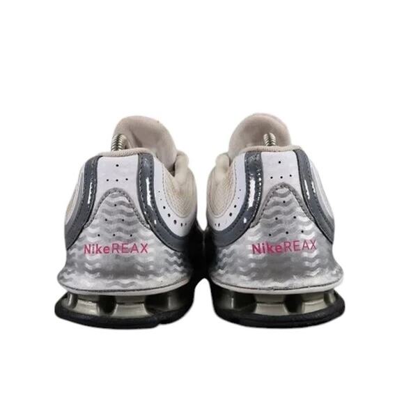 Nike Shoes Womens 8 Athletic Trainers Reax Run 5 Sport Active Comfort White Grey - Picture 4 of 14